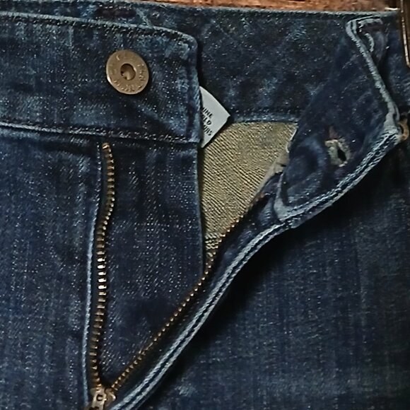 Chicos Platinum Jeans Size 1.5 US 10 Mid Rise Straight Embroidered Denim Stretch - Picture 7 of 10